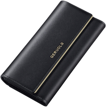 Wallet womens long style exquisite large capacity genuine leather 2024 new fashion temperament business ladies wallet thin cowhide