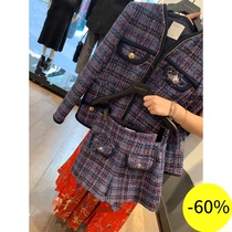 (Wheat) SANDRO 19 autumn winter tweed check pocket shorts sfpsh00026