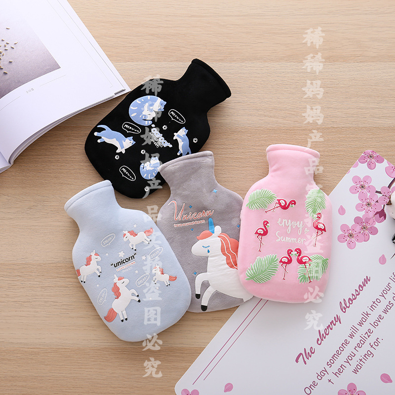 Infant hot water bag baby mini warm stomach warm water bag baby colic hot compress artifact anti-flatulence