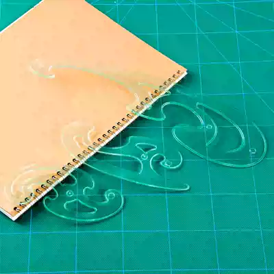 Butterfly curve board 20 25 30cm curve ruler cloud line ruler cloud line ruler animation design costume Manga Multi-function