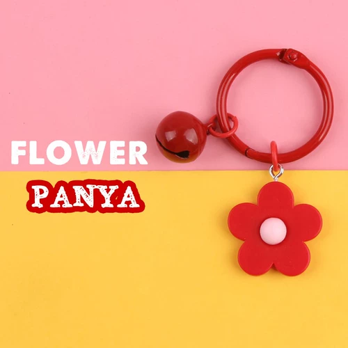 Брелок, брендовая милая подвеска в форме цветка, в цветочек, Южная Корея
