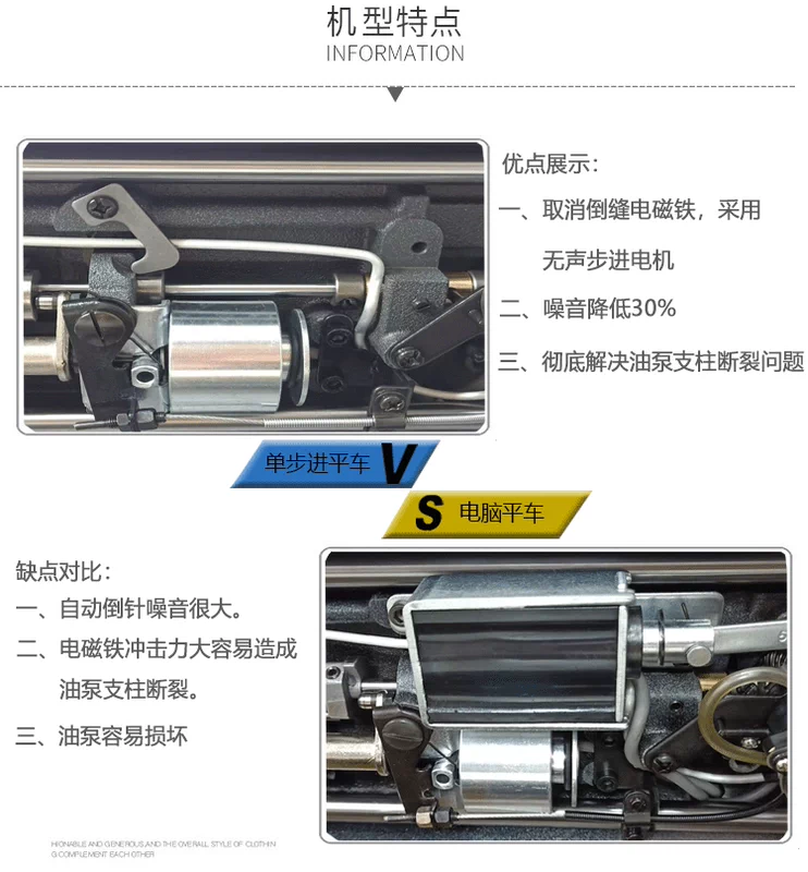 Máy bước hoàn toàn mới được vi tính hóa phẳng trên ô tô máy may công nghiệp tốc độ cao hoàn toàn tự động cắt chỉ tích hợp máy khâu ngược khâu âm thầm