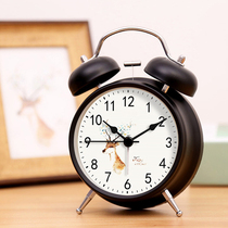 Student alarm clock living room cute loud ringtone simple modern childrens bedroom desktop wall clock silent clock