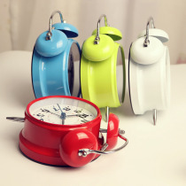 Childrens student room silent clock desktop living room home desktop powerful wake-up bell 4 inch clock alarm clock
