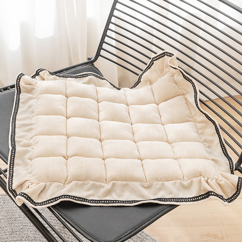 Cheniel Household Dining Chair Mat thickens Simple Modern Non-Slide Cushion Four Seasons General Office Season Machine Washing