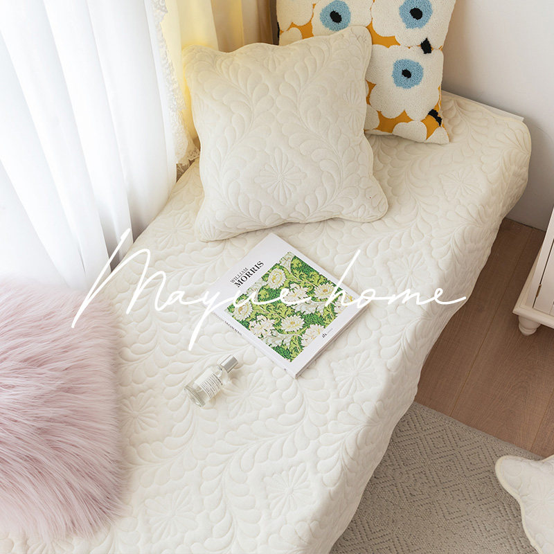 Craney Home Nordic Ins Wind Net Red Bedroom Floating Window Cushion Window Sill Pad Autumn Winter Plush Balcony Holder Mat Set