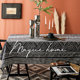 Manyuejia Moroccan light luxury B&B ຝ້າຍແລະ linen tablecloth desk rectangular retro tablecloth ຕາຕະລາງກາເຟ mat tablecloth