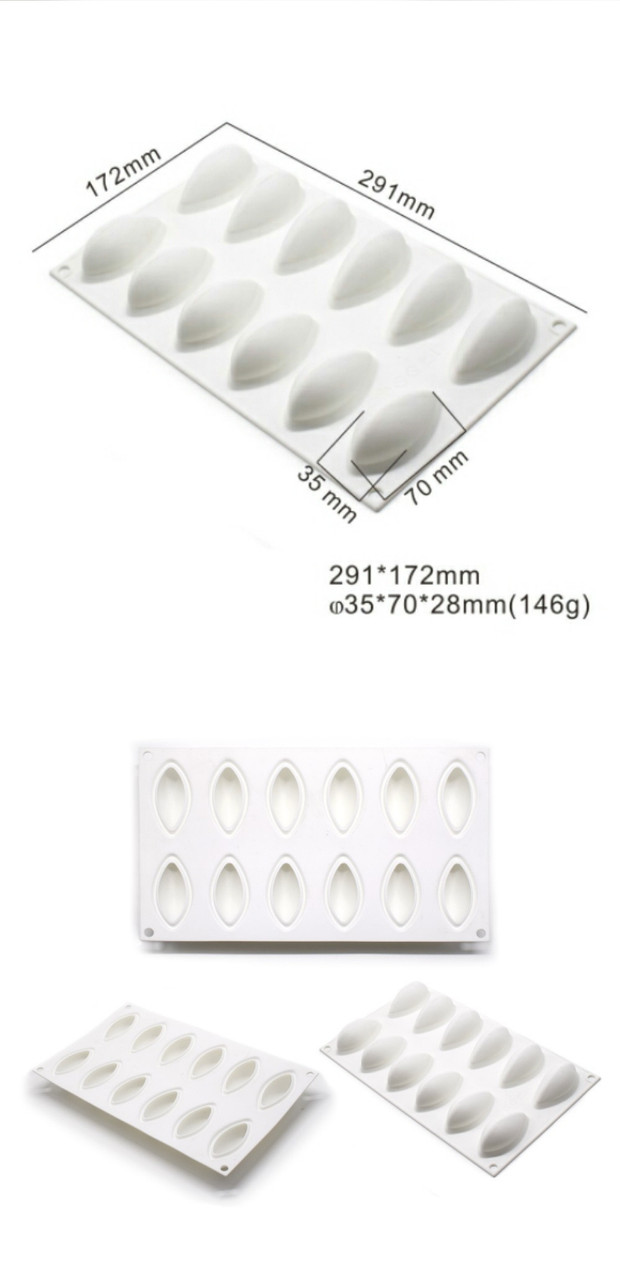 Ice Cream Rugby Silicone Khuôn Sáng tạo Khuôn Rau Truffle Xoài Khuôn Rau Hình Olive Olive - Tự làm khuôn nướng khuôn bánh căn