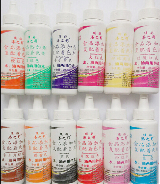Top to add color Water Oil Dual-use Liquid Edible Pigment Baking Cake Framed Chocolate sugar Oily Pigment-Taobao