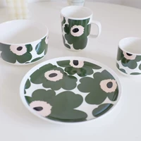 Разное общество Nordic Powant Shipblade Десерт сладкий чашка Malker Cup Cup House House Simple Green Pink Limited