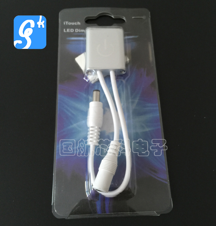 LED light with touch switch Mini online dimmer DC12V-24V monochrome controller brightness adjuster