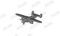 B- 25 bomber 3d printed military model aircraft carrier-based aircraft