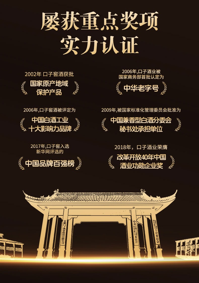 安享好物 安享A级白酒-口子窖20年 50度白酒  
