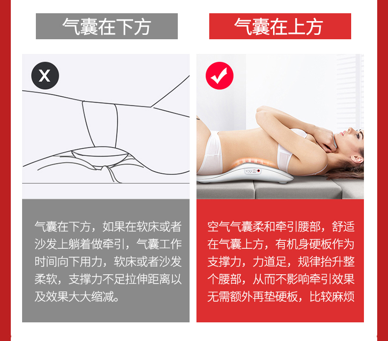 璐瑶 升级无线充电款 腰椎牵引按摩仪 图19