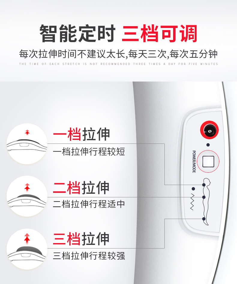 璐瑶 升级无线充电款 腰椎牵引按摩仪 图8