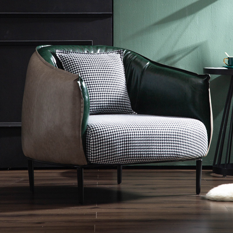 Single Sofa Chair Light Luxury Lightroom Nordic Small House Simple Bedroom Hotel Reception Apartment Lazy Sofa