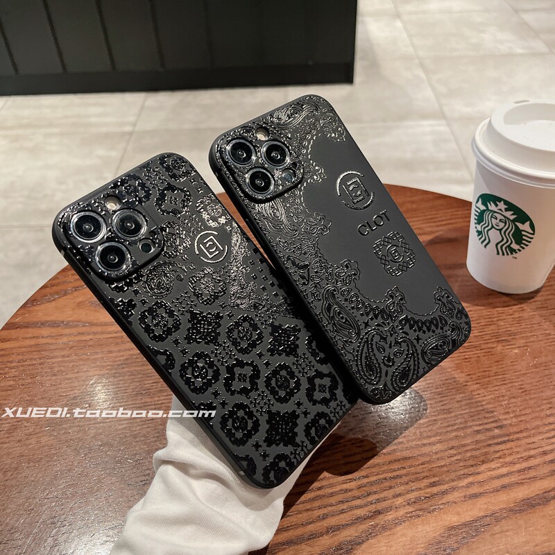 Trendy Brand Edison Chen Clot Silk Phone Case for iPhone 17 Pro Max, New Apple 16, Niche High-End Feel, 15 Full-Cover Silicone Matte, 14 Personalized for Men and Women, 13 Anti-Drop Protective Case