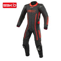 SBK motorcycle one-piece leather racing suit mens locomotive suit womens four seasons breathable slim track car suit