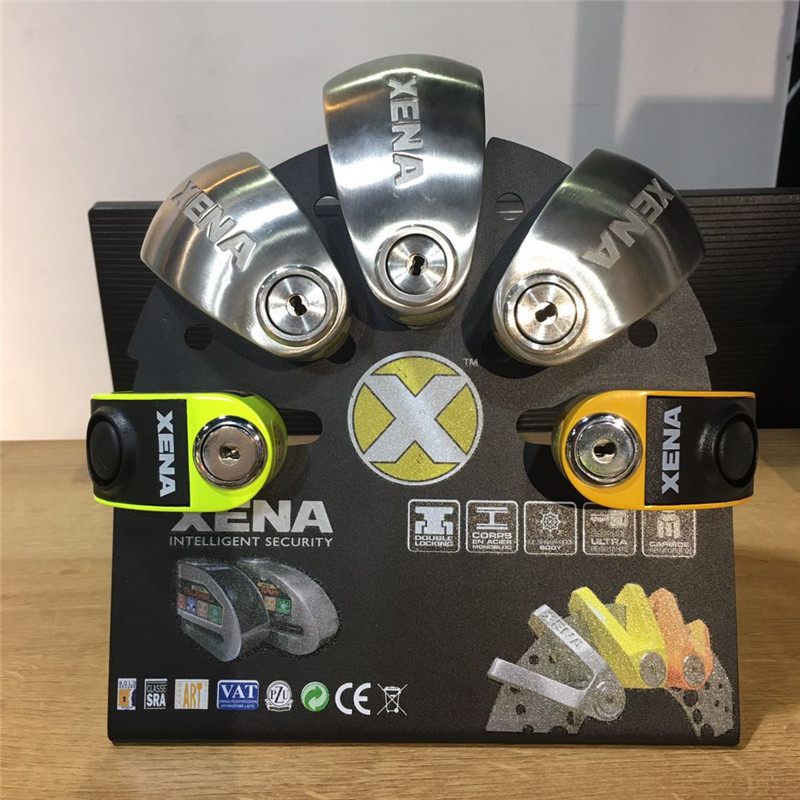 New British XENA calf motorcycle motorcycle alarm disc brake lock Bluetooth XX14 stainless steel anti-theft smart lock