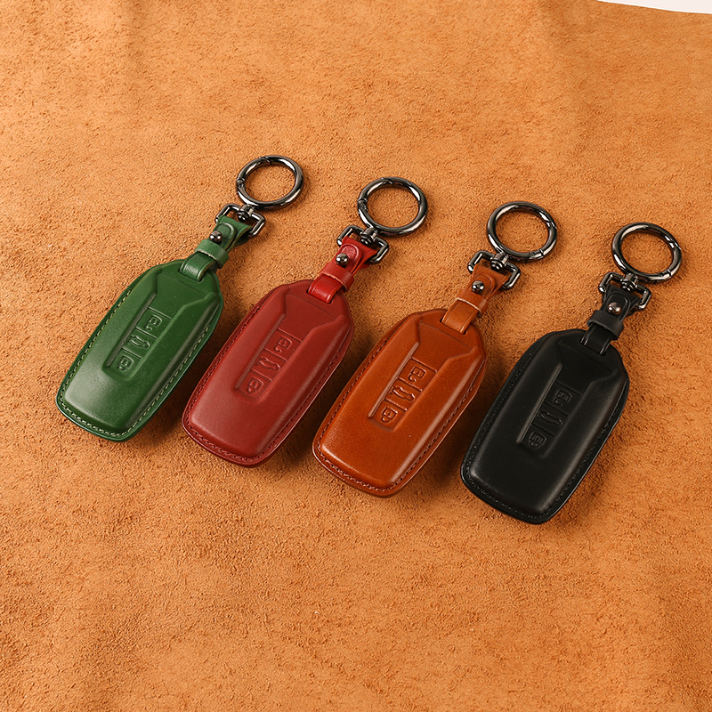 Volkswagen 19-23 new passer-by key package key shell car key protective sheath buckle genuine leather sharp retrofit special-Taobao