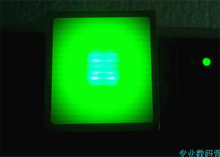 Manufacturer straight for glow tube LED console lamp LED flat tube 27 * 27mm bright green 