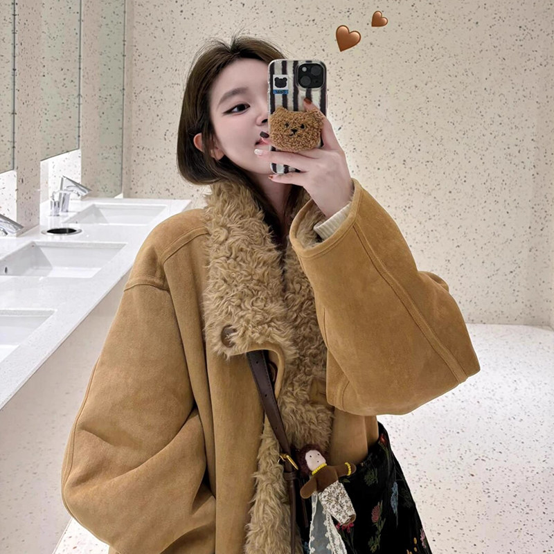 ジャケット・アウター super140's lamb wool shawl coat 🔥 Winter fashion essential: this reversible sherpa jacket will