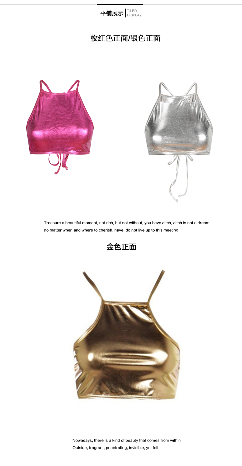 Muofanne / Moffin Thời trang châu Âu và Mỹ gợi cảm ánh kim quai ngang quai ngang bikini bikini áo vú