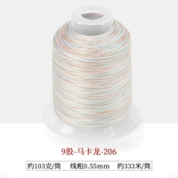 9 акций -206-макарон-сечения линии красителя