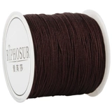 Кофейный ремешок из нефрита ручной работы, плетеный эластичный браслет из грецкого ореха