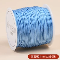 Нефритовая линия ◆ светло -синий /толстый 1 мм /около 30 метров