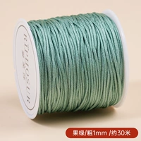 Нефритовая линия ◆ фруктовый зеленый /толстый 1 мм /около 30 метров