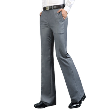 Spring and summer big-leg straight draped flared trousers