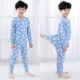 Bé trai chống đá một bộ đồ ngủ trẻ em chống lạnh nam cotton bé gái người thân phụ nữ mùa thu và mùa đông trẻ em trẻ em bodysuit bé trai 0-24 tháng