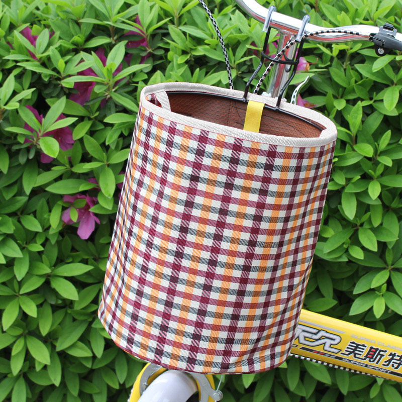 Panier pour vélo en toile - Ref 2259561 Image 6