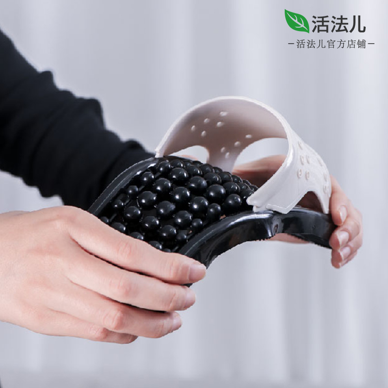 Live foot foot massage slippers Summer household acupuncture point foot shoes Men's and women's massage particles