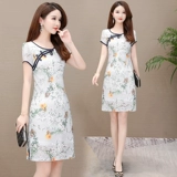 Ципао, платье для матери, подходит для подростков, яркий броский стиль, коллекция 2021