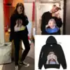 Korean stars with the same net red tide brand donut sweater men and women couples long-sleeved hoodie jacket loose autumn and winter