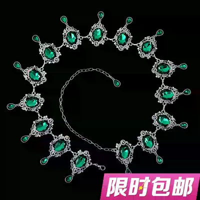Shallow Tong anti-hook Super Flash retro hollow color rhinestone belly dance waist waist decoration special price