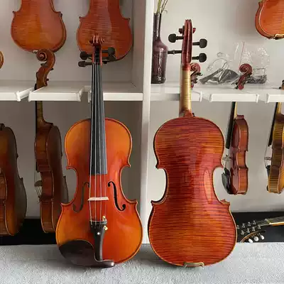 Fengmei handmade solid wood violin beginner adult professional test performance children's introductory violin instrument