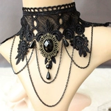 Нижнее белье, аксессуар, черная подвеска, кружевное ожерелье, чокер, шарф-платок, игрушка