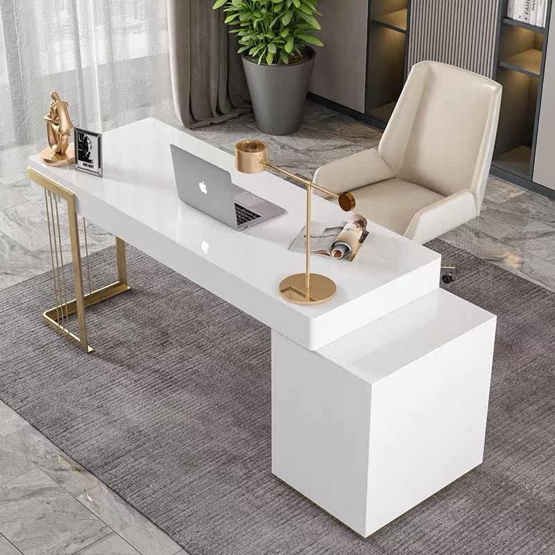 Nordic slate computer desk medical beauty salon consultation desk and chair simple home desk desk office boss