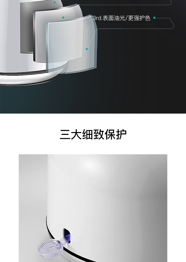 ấm đun siêu tốc điện máy xanh Ấm siêu tốc Fagor Fager Ấm điện gia dụng tự động 304 Thép không gỉ Retro Ấm siêu tốc Ấm siêu tốc - ấm đun nước điện bình đun nước panasonic