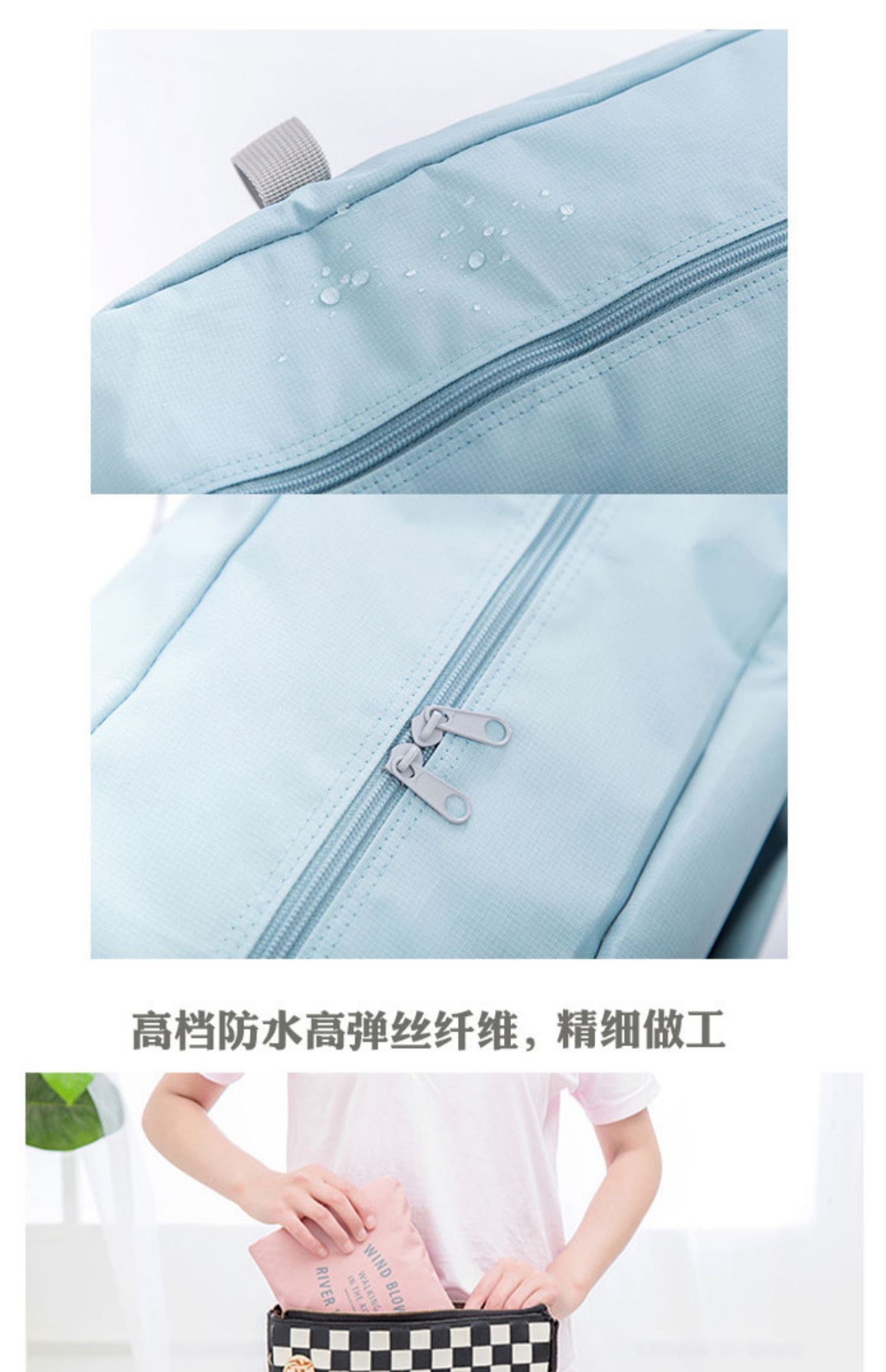 Túi du lịch gấp túi du lịch công suất lớn túi du lịch túi hành lý túi duffel túi nữ khoảng cách ngắn xe đẩy túi xách - Túi du lịch túi trống du lịch