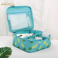 [Косметическая сумка] Блюз апельсины разобраны перегородки