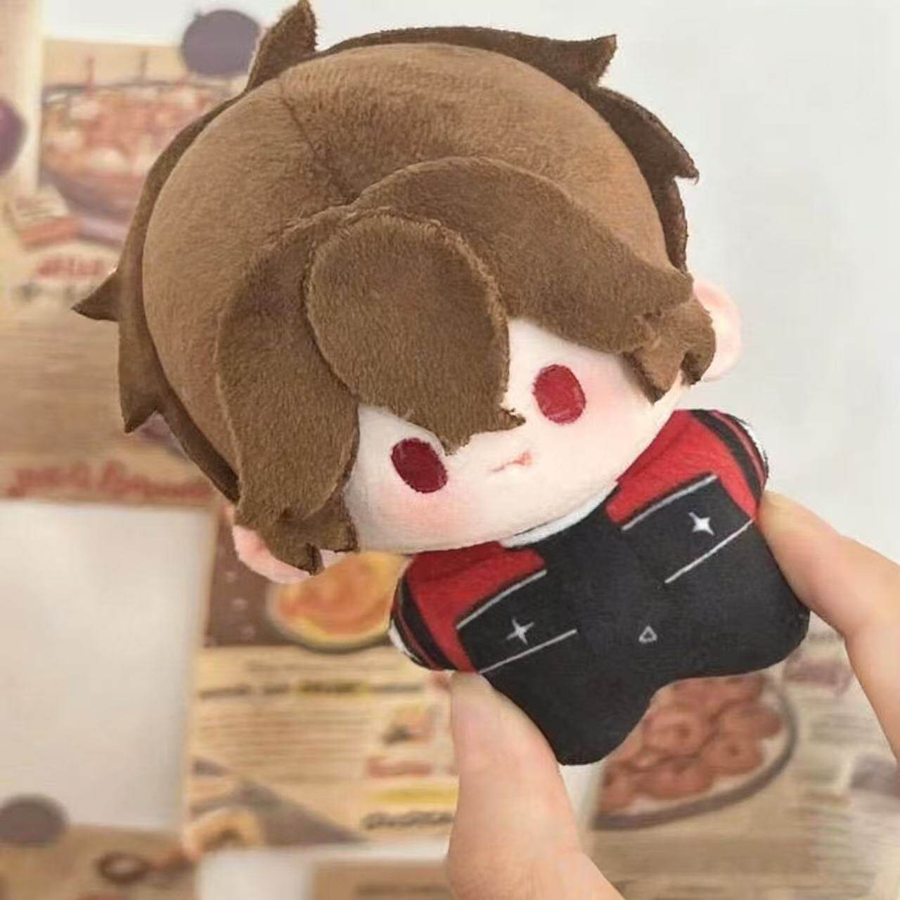 I Became a God in a Horror Game Mu Sicheng plush doll detail image 1