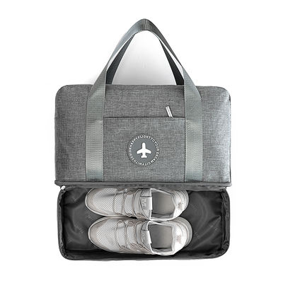 Dry-wet separated travel storage bag, bath, swimming and fitness bag for both men and women, lightweight and large-capacity, with a pull-out suitcase
