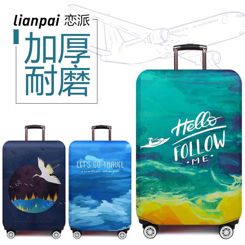 Thickened abrasion-resistant elastic suitcase protective sleeve Entrusted Suitcase Dust Cover 20 20 24 26 28 Inch