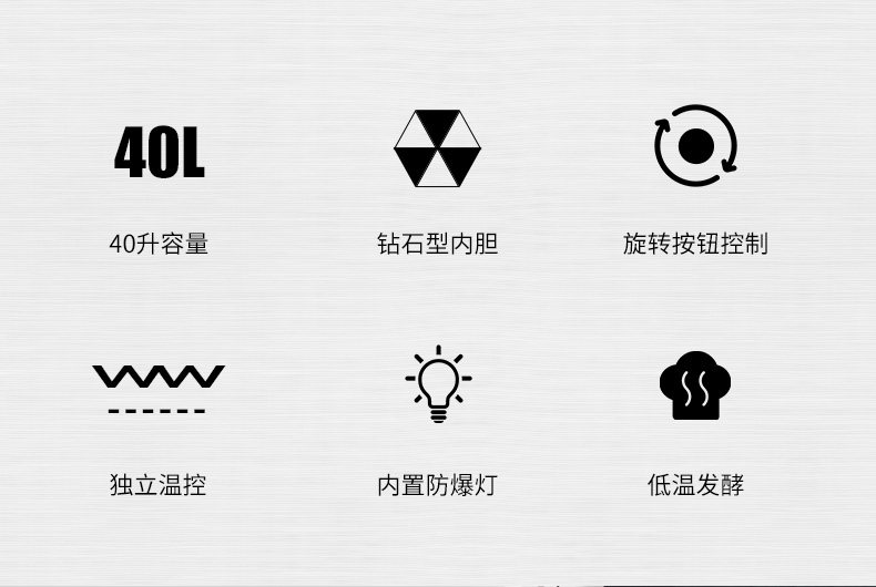格兰仕 家用多功能烘焙烤箱 40L超大容量 图4