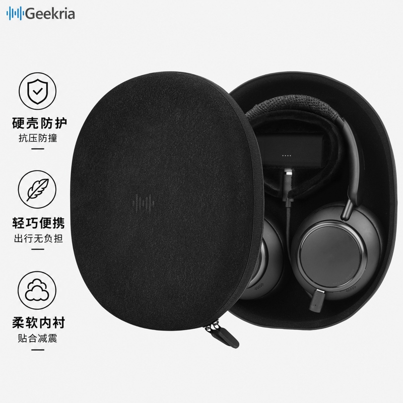 Geekria Is Suitable for Beats 360, B&O H100, Steelseries Ice Nova Pro Charging Slot Earphone Case