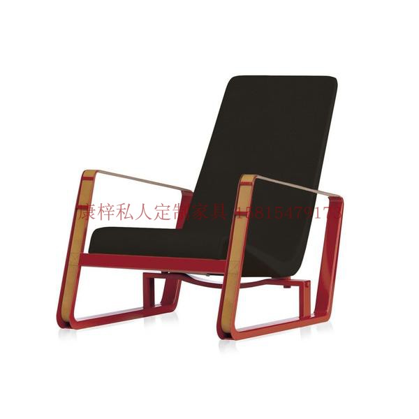 Nội thất Khang Hy Bắc Âu đơn giản hiện đại đơn sofa ghế giải trí ghế phòng ngủ phòng khách ban công da nghệ thuật trở lại - Nội thất văn phòng ghế văn phòng cao cấp